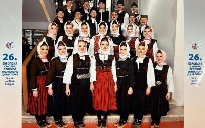 Bronzani izvođači na 26. Evropskoj smotri srpskog folklora