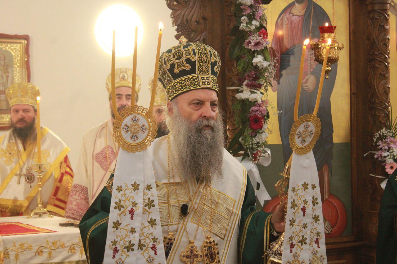 Osvećenje hrama sv. Kirila i Metodija u Mariboru i doček Njegove Svetosti Patrijarha srpskog g. Porfirija